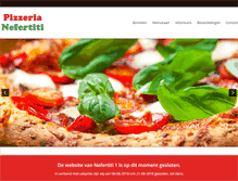 Tablet Screenshot of nefertiti1.nefertitipizzeria.nl