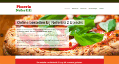Desktop Screenshot of nefertiti2.nefertitipizzeria.nl