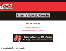 Tablet Screenshot of nefertitipizzeria.nl